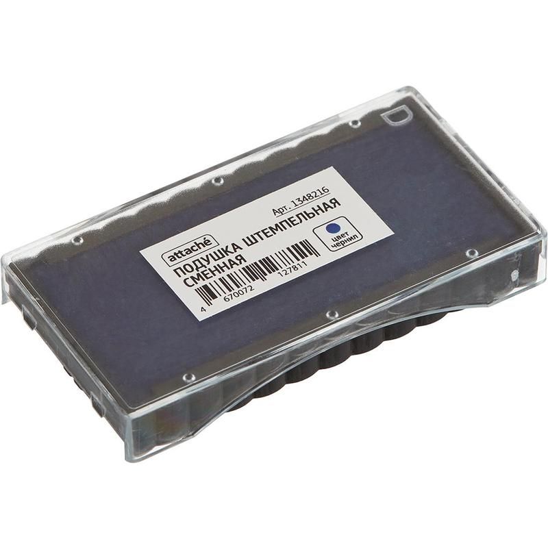 превью Подушка штемпельная сменная Attache синяя (совместим с Traxx 8053, 22×58 мм)