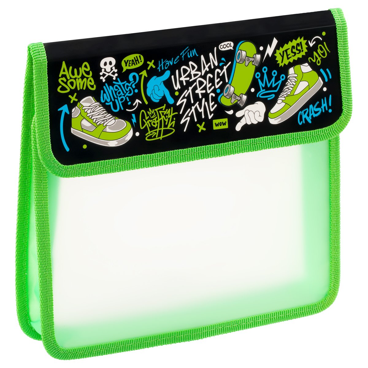 превью Папка для тетрадей 1 отделение, ArtSpace «Street style», А5, пластик, на липучке