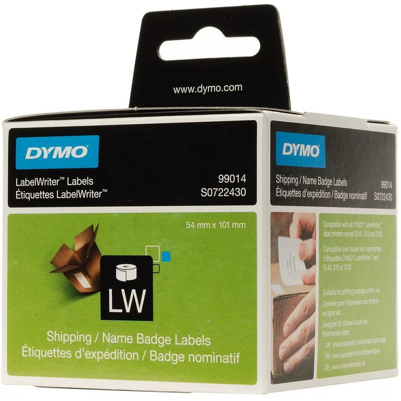 превью Картридж для этикет-принтеров DYMO Label Writer 400 (этикетки 101x54 мм, 220 шт. в рулоне, для дискет)