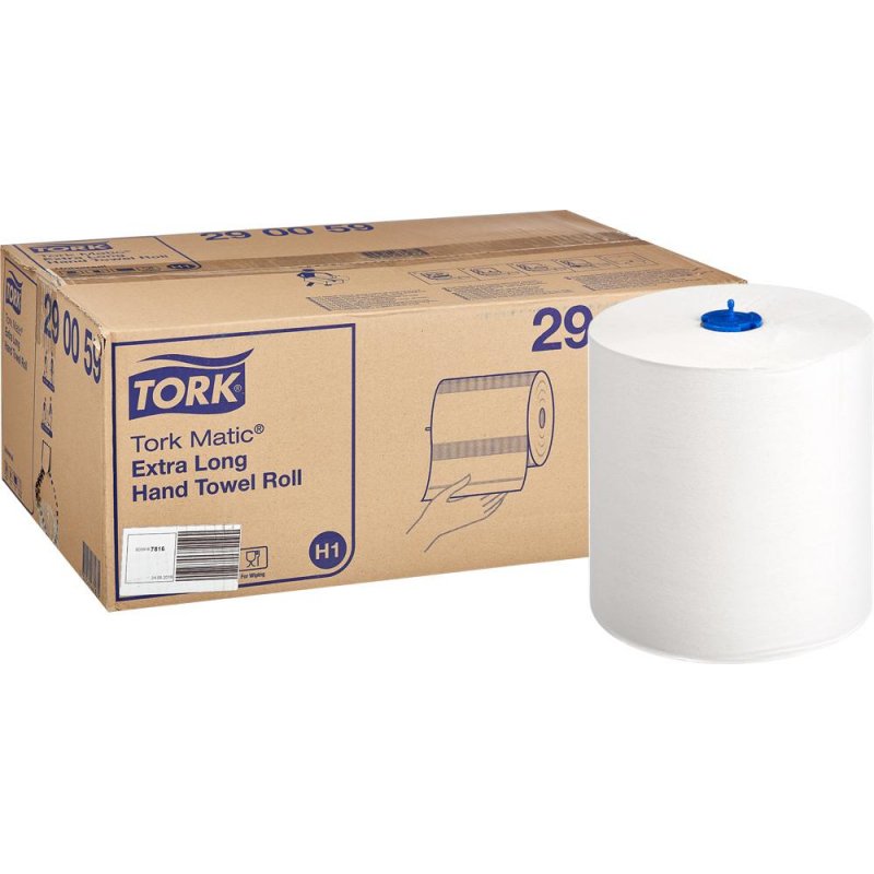 Полотенца бумажные в рулонах Tork Matic Universal Н1 1-слойные 6 рулонов по 280 метров (артикул производителя 290059)