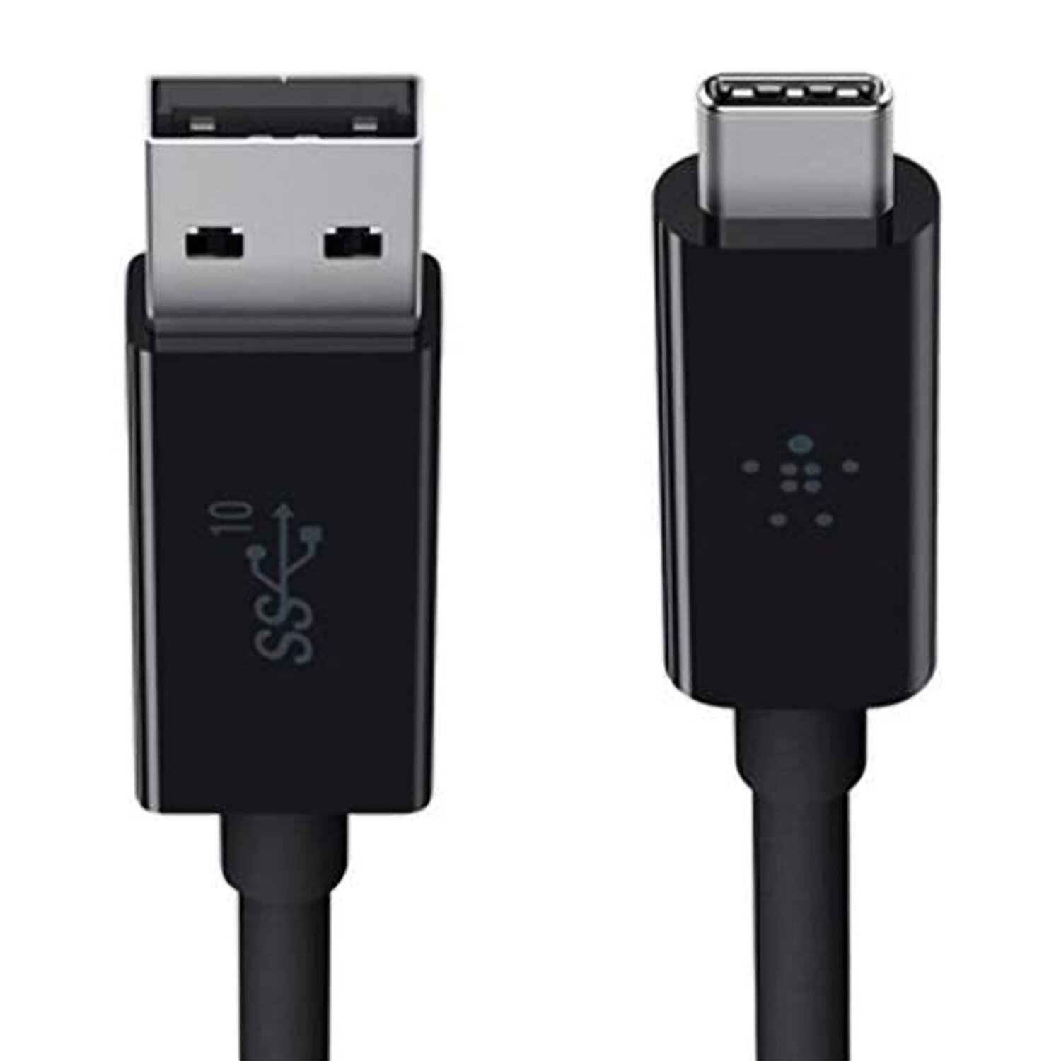 Кабель Type-C-USB 3.1 1 м BELKIN, для подключения портативных устройств и перифирии, F2CU029bt1M-BLK