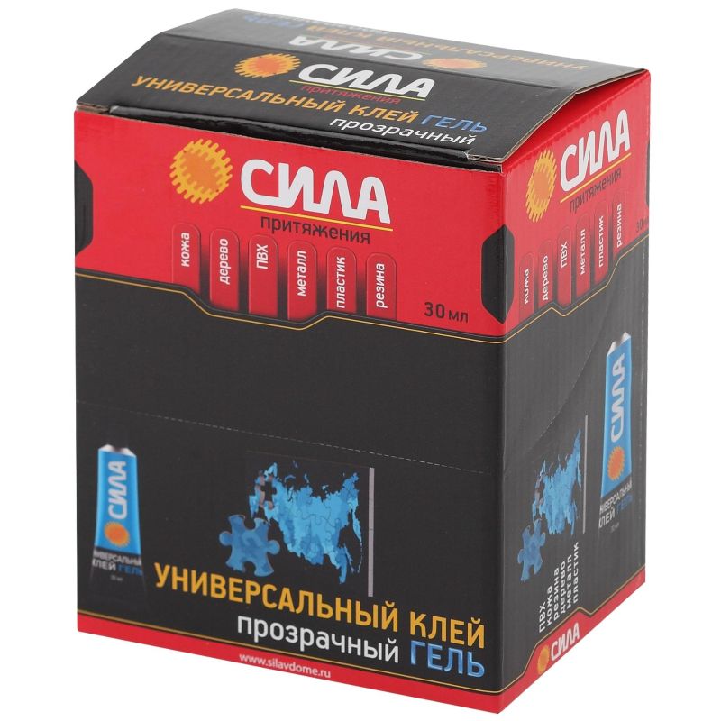 Клей универсальный СИЛА гель прозрачн. 30 мл SGTB-30