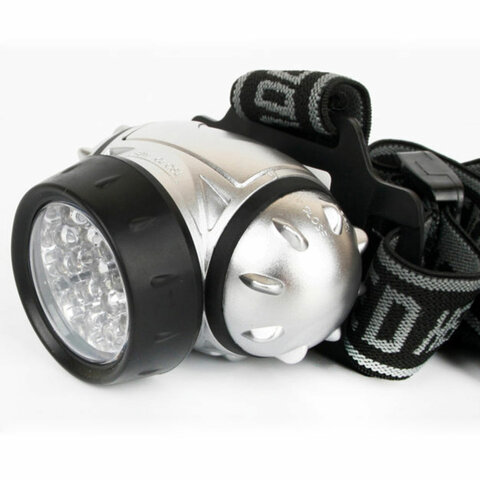 превью Фонарь налобный ULTRAFLASH 19хLED, 4 режима, питание 3хААА (не в комплекте)