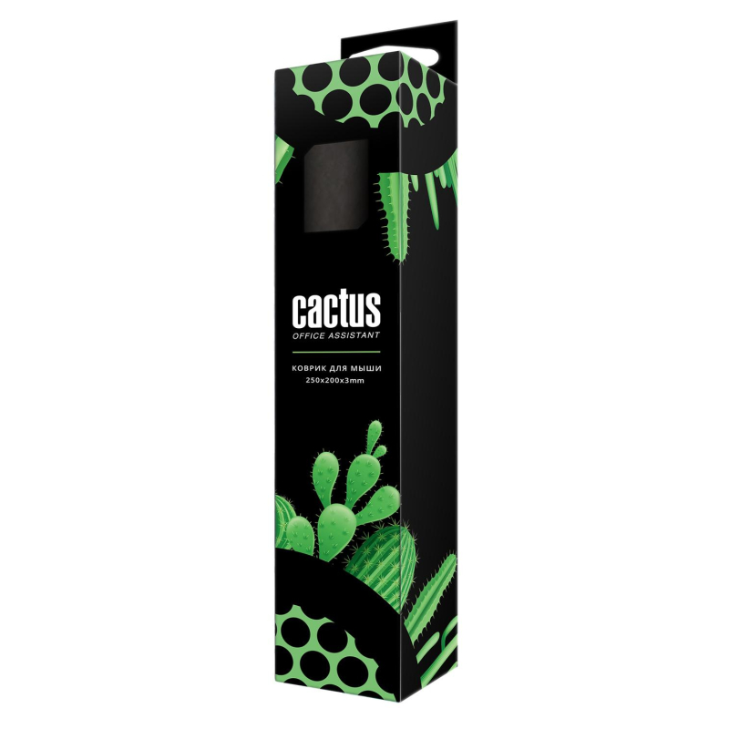 Коврик для мыши Cactus CS-MP-D02S Black Mesh Мини 250×200x3мм