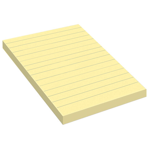 Бумага для заметок 3M Post-it 660 (линованная желтая, 102×152, 100 ...