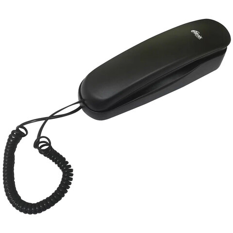 превью Телефон RITMIX RT-002 black, удержание звонка, тональный/импульсный режим, повтор, черный
