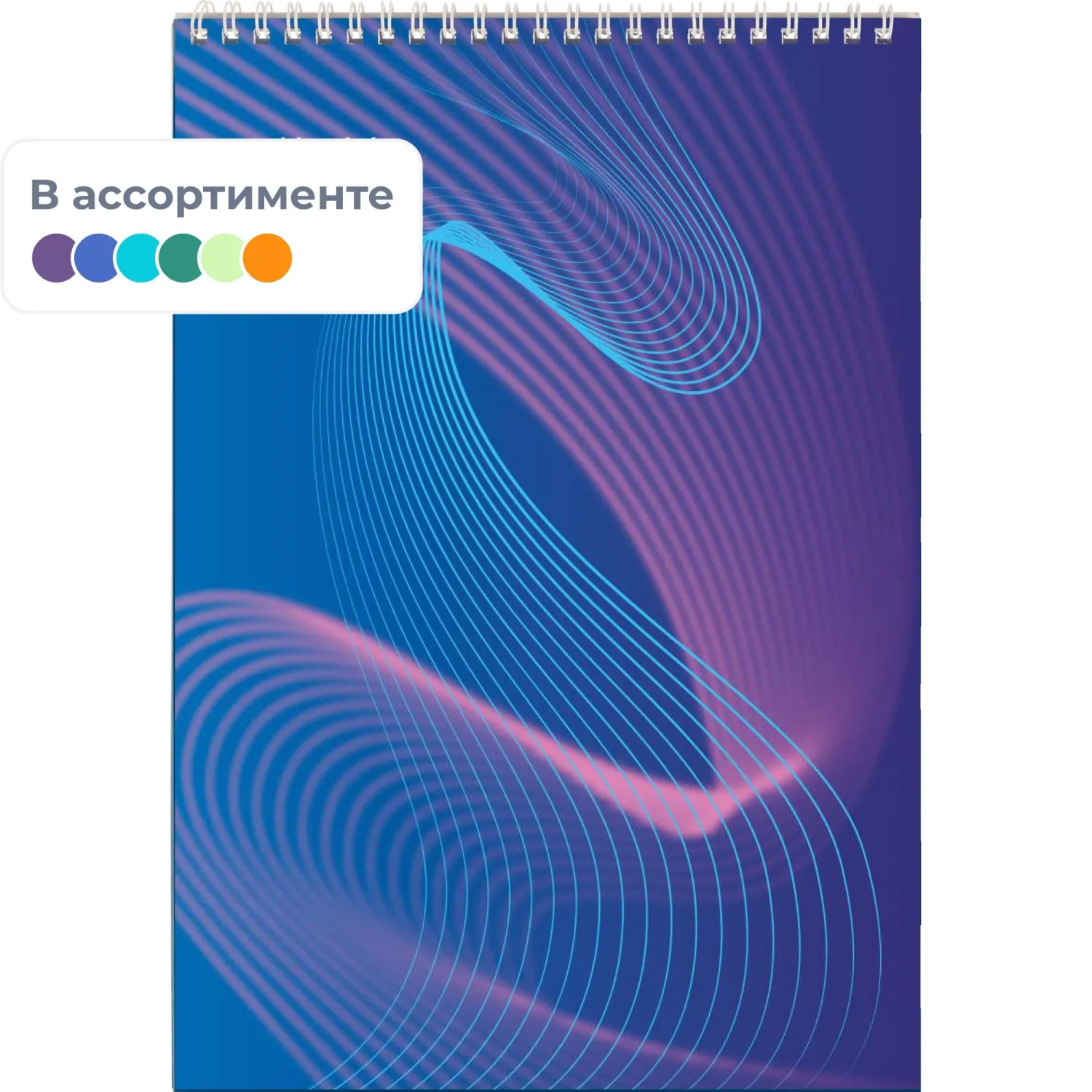 Блокнот Attache Forma А5 40 листов в клетку на спирали
