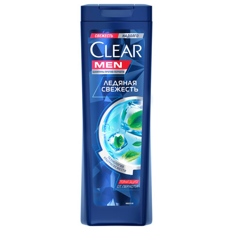 превью Шампунь против перхоти 400мл CLEAR MEN «Ледяная свежесть»ш/к 44466