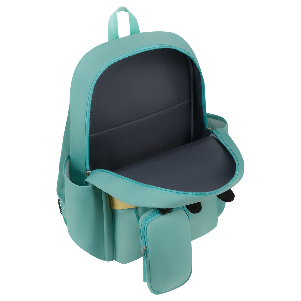 Рюкзак MESHU «Cloud green», 43×30×13см, 1 отделение, 5 карманов, уплотненная спинка, в комплекте пенал 20×6см