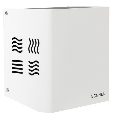 Сушилка для рук SONNEN HDR-1200W, 1200 Вт, производство РОССИЯ, антивандальная, 12 м/с, сталь