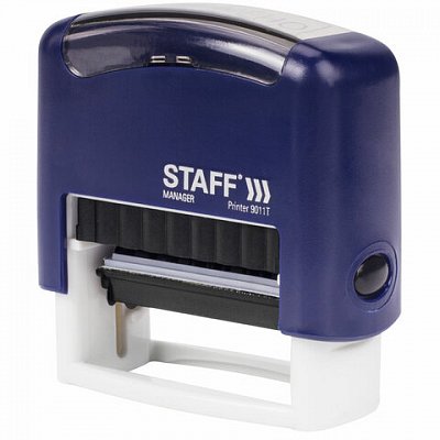 Штамп стандартный STAFF «ОПЛАЧЕНО», оттиск 38×14 мм, «Printer 9011T»