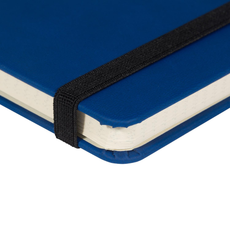 Блокнот А5 100л Bruno Visconti MEGAPOLIS VELVET на резинке синий 3-525/08