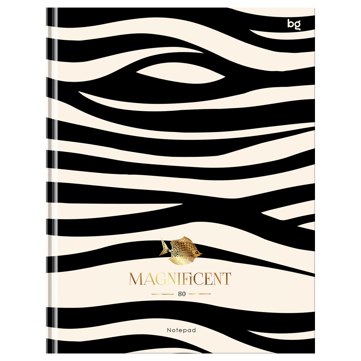 Бизнес-блокнот А5, 80л., BG «Magnificent World», матовая ламинация, тиснение фольгой