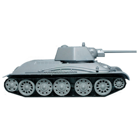 Модель для сборки ТАНК «Средний советский Т-34/76 образца 1943», масштаб 1:72, ЗВЕЗДА, 5001