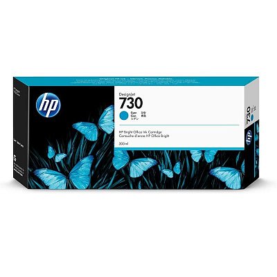 Картридж струйный HP 730 P2V68A голубой оригинальный