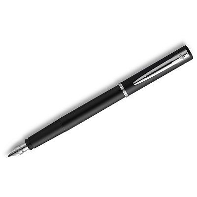 Ручка перьевая Waterman «Allure Black» синяя, 0.8мм, подарочная упаковка