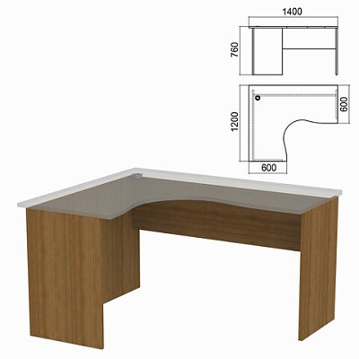 Стол компактный ЧАСТЬ 2 «Арго»1400×1200х760 ммлевыйорех