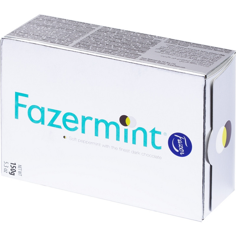 превью Шоколадные конфеты Fazer Fazermint с мятной начинкой 150 г