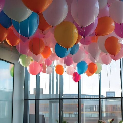 Клеевые точки ДВУСТОРОННИЕ для крепления воздушных шаров, КОМПЛЕКТ 100 штук, BRAUBERG KIDS