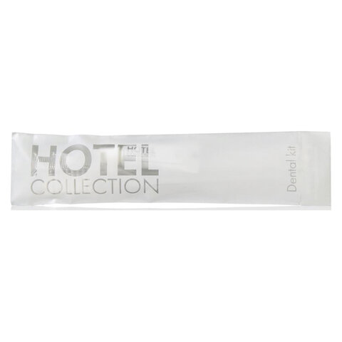 Зубной набор КОМПЛЕКТ 300 шт., HOTEL COLLECTION (зубная щётка + зубная паста 5 г), саше, флоупак