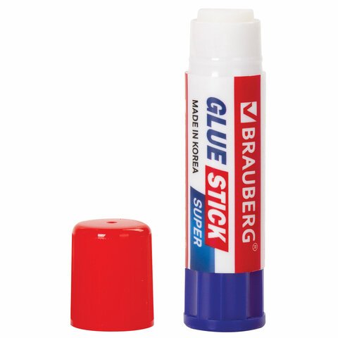 Клей-карандаш BRAUBERG SUPER, 15 г, ЮЖНАЯ КОРЕЯ