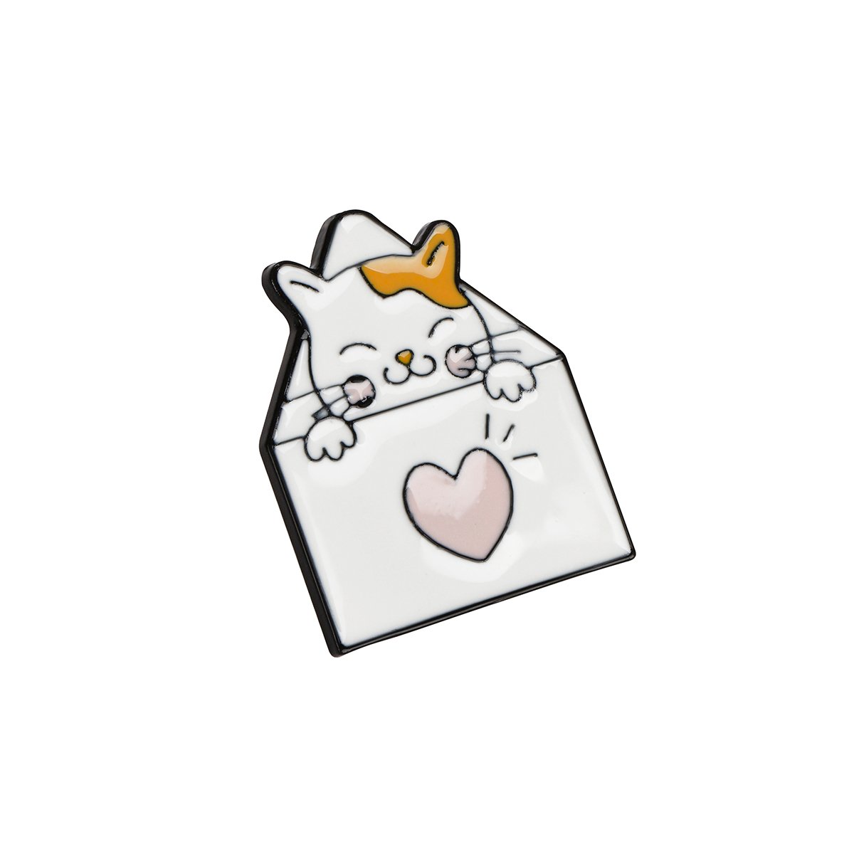 Набор металлических значков MESHU «Cute animals», эмаль, 4шт
