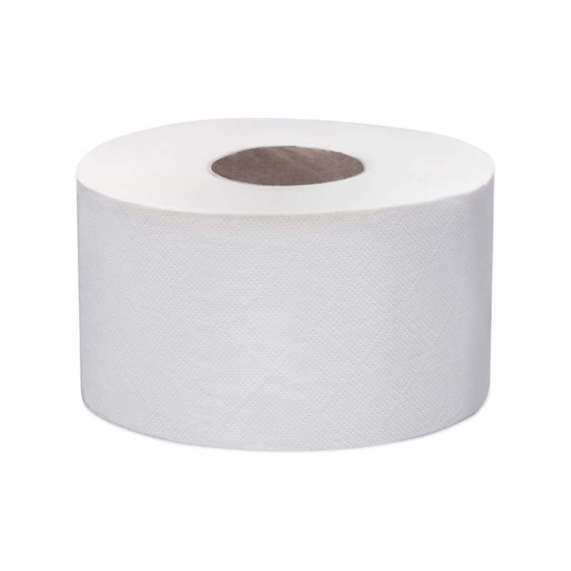 Бумага туалетная Focus Eco Jumbo, 1 слойн, 200 м/рул, тиснение, цвет белый