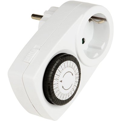 Розетка с механическим таймером, 220В. 12/24ч. 3500Вт Uniel UL-00003765