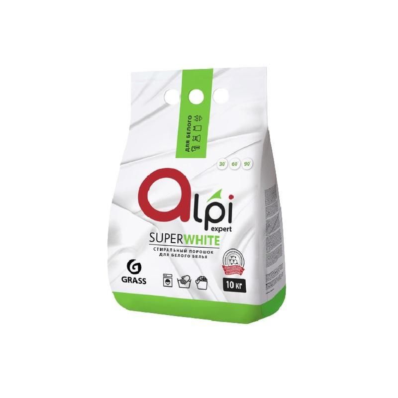 превью Порошок стиральный для белого белья Grass Alpi Expert Super White 10 кг