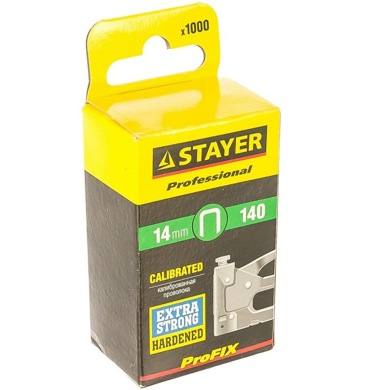 превью Скобы для степлера закал., тип 140, 14мм, 1000 шт STAYER 31610-14