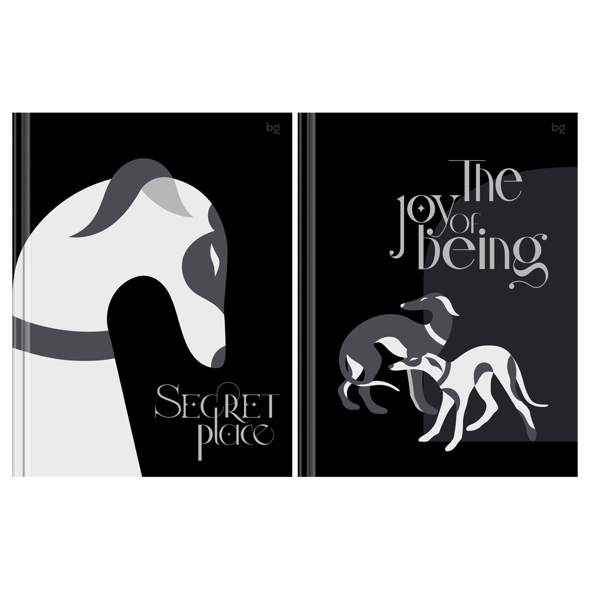 превью Бизнес-блокнот А5, 80л., BG «Secret place», матовая ламинация, выб. лак