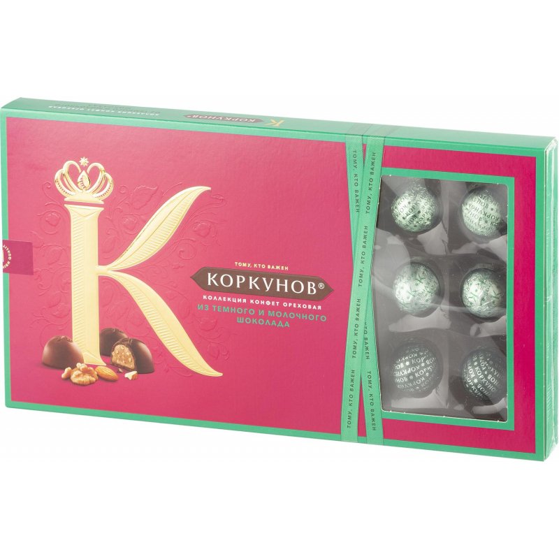 Конфеты Коркунов ассорти молочный 192гр