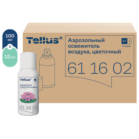 Сменный баллон 100 мл Tellus/TORK (Система АF1) СТАНДАРТ, цветочный аромат