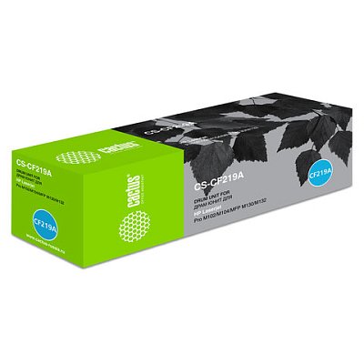 Фотобарабан CACTUS (CS-CF219A) для HP LaserJet Pro M132a/132fn/132fw/M104a/104w, ресурс 12000 стр. 