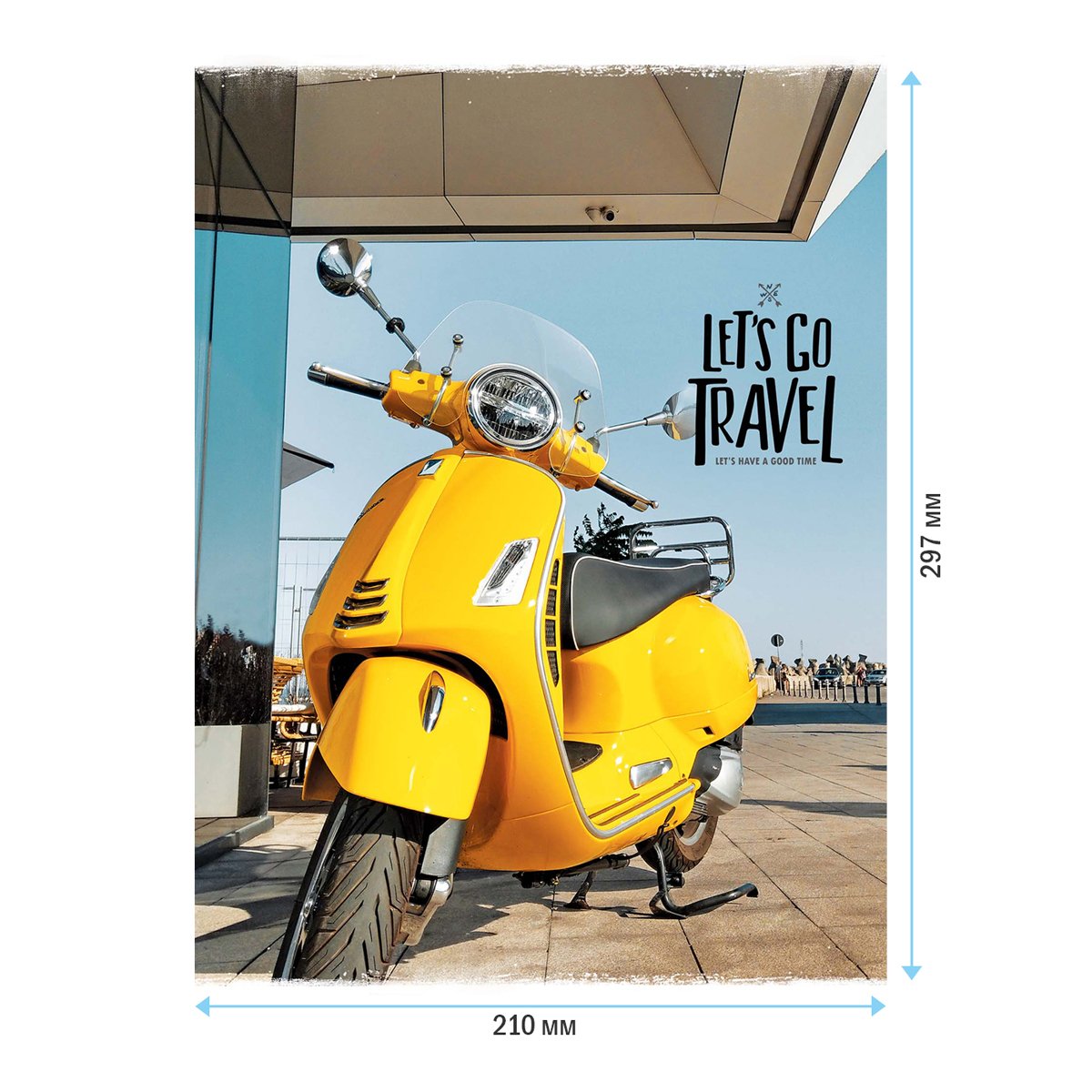 Тетрадь 48л., А4, клетка ArtSpace «Путешествия. Let's go travel»