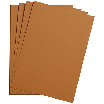Цветная бумага 500×650мм., Clairefontaine «Etival color», 24л., 160г/м2, табак, легкое зерно, хлопок