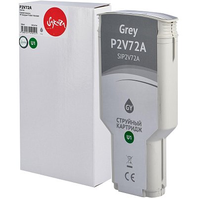 Картридж струйный Sakura P2V72A (№730 Grey) сер. для HP DesignJet T1700