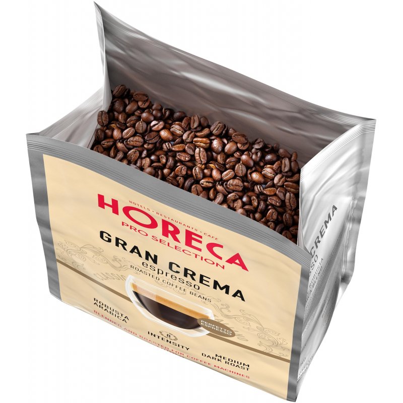 Кофе в зернах Horeca Espresso Gran Crema 100% Арабика 1кг
