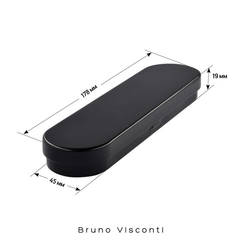 Ручка подарочная шариковая BRUNO VISCONTI «Milano», корпус черный, 1 мм, синяя