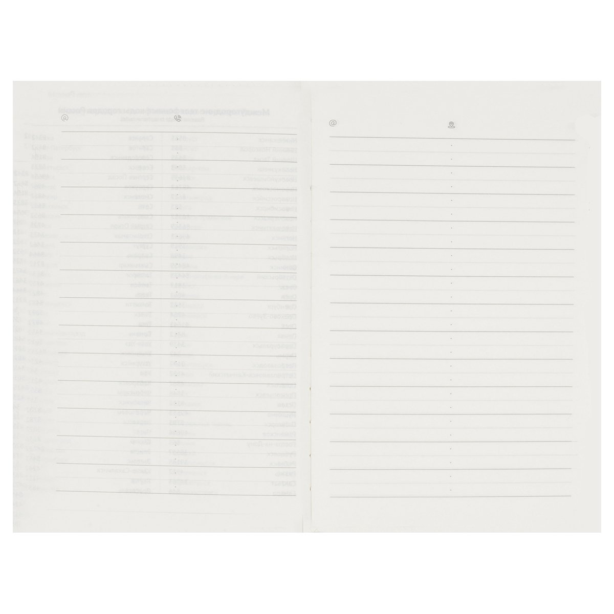 Телефонная книга А5, 80л., кожзам, OfficeSpace «Dallas» черный, с вырубкой
