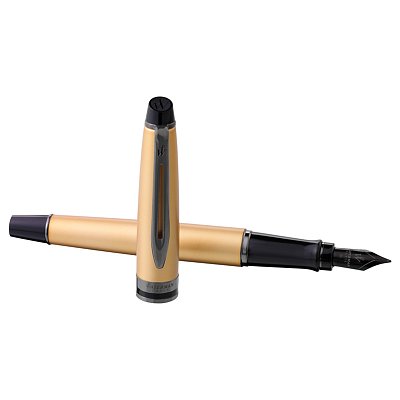 Ручка перьевая Waterman «Expert Gold RT» синяя, 0.8мм, подарочная упаковка