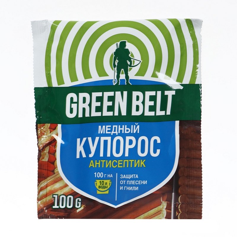 Средство Green Belt Медный купорос антисептическое от плесени и гнили 100 г