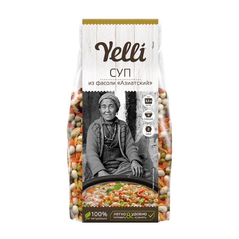 Суп Yelli Азиатский из фасоли 250 г арт. 1172931 - купить в Москве ...