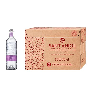 Вода минеральная Sant Aniol природ. стол. пит. газ., ст/б, 0.75л