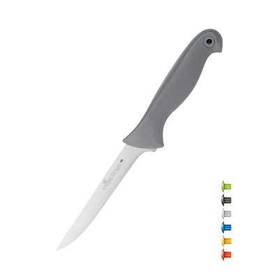 Нож разделочный 6 150мм с цветными вставками Colour Luxstahl (кт1802)