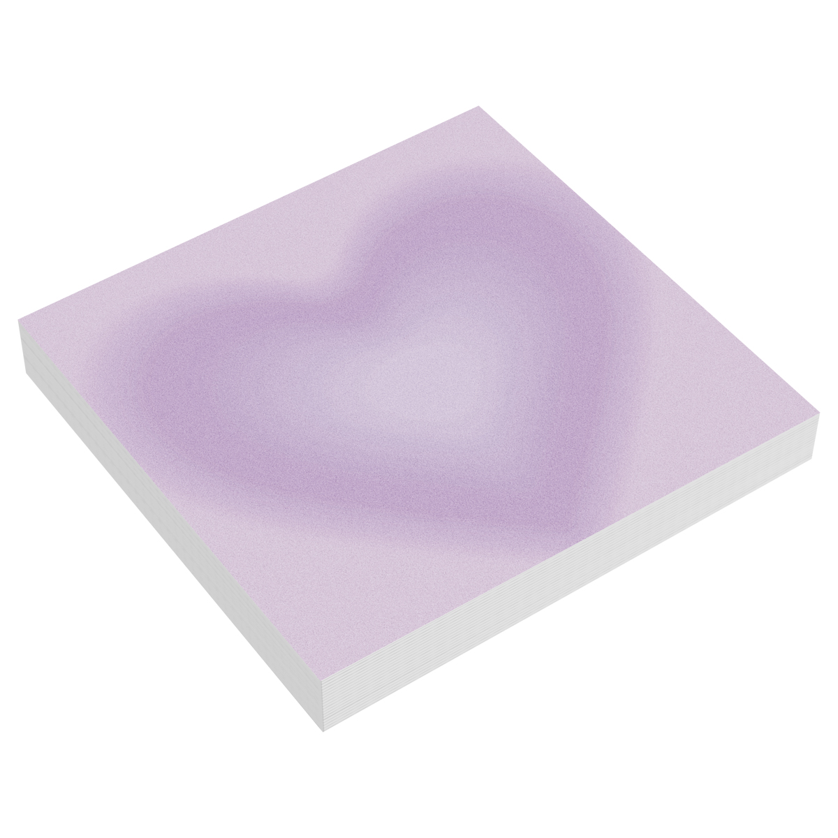 превью Блок для записей MESHU «Purple heart», 8.5×8.5см, 100л., на склейке