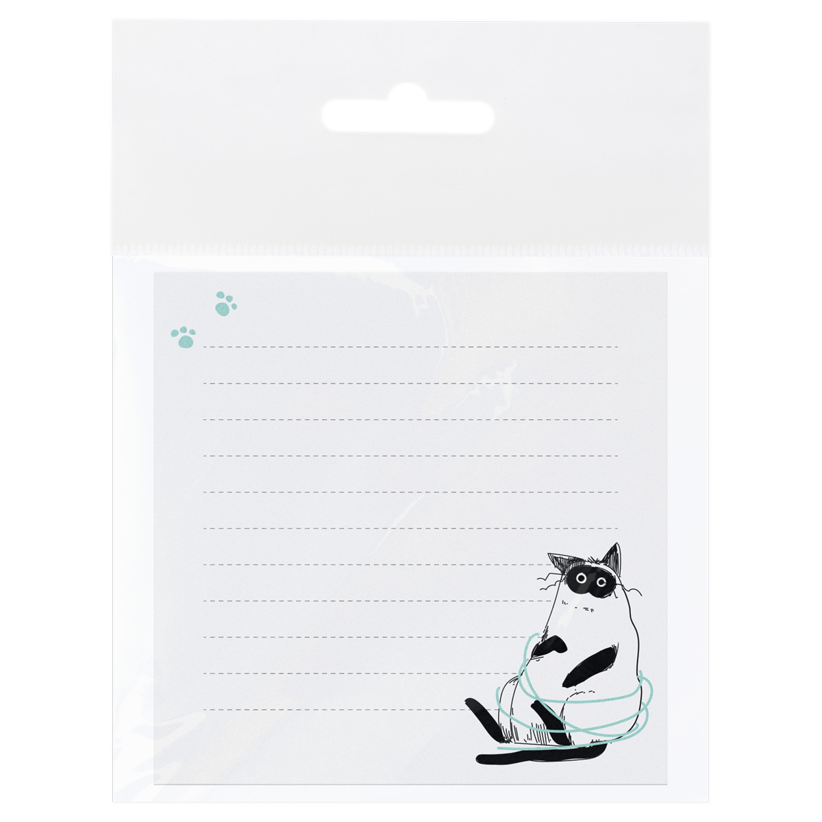 Блок для записей MESHU «Freak cats» 8.5×8.5см, 100л., на склейке