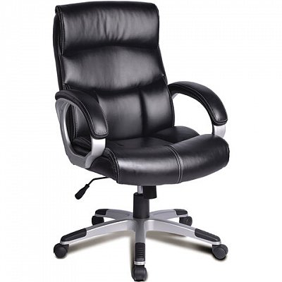 Кресло офисное BRABIX EX-505, экокожа, черное