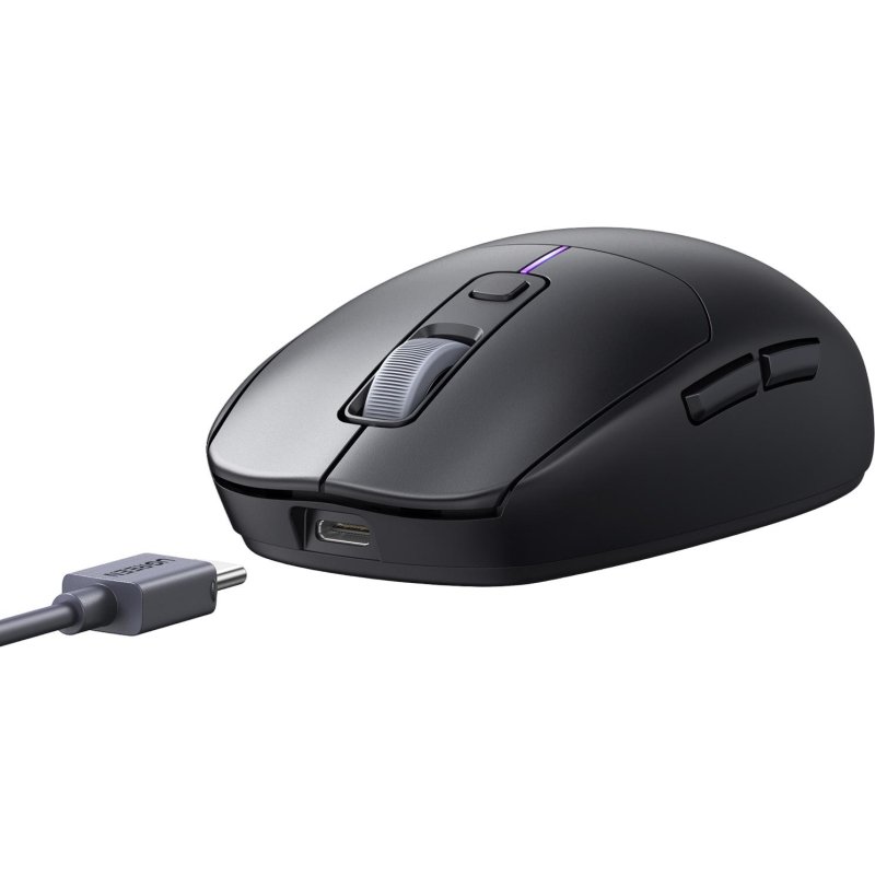 Мышь компьютерная UGREEN MU103 (90539), беспров, игр, USB Wired&2.4, черный