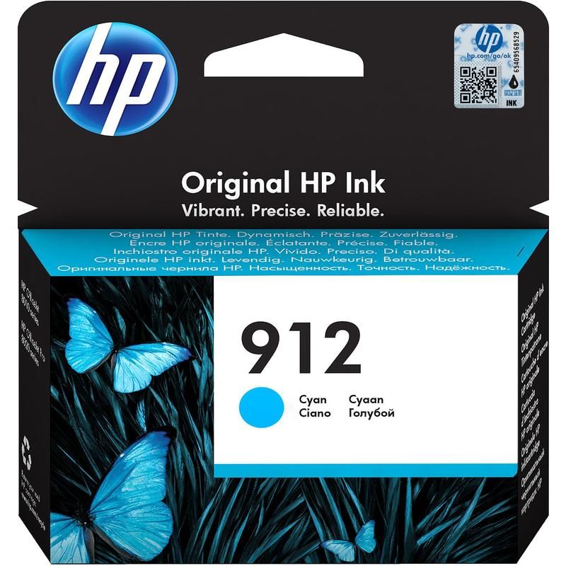 превью Картридж струйный HP 912 3YL77AE голубой для OfficeJet 801x/802x